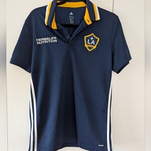 LA Galaxy Navy Polo Shirt
